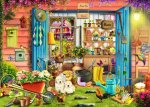 Brain Tree - Flower Barn 1000 Pieces Jigsaw Puzzle for Adults: With Droplet Technology for Anti Glare & Soft Touch