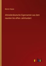 Altniederdeutsche Eigennamen aus dem neunten bis elften Jahrhundert