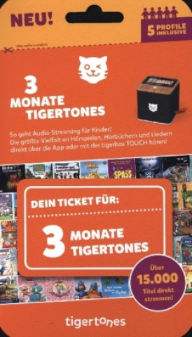 tigermedia tigertones-Ticket NEU 3 Monate Streaming für tigerbox TOUCH ()