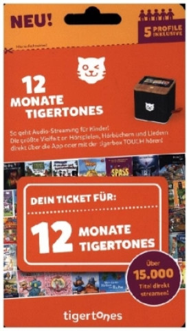tigermedia tigertones-Ticket NEU 12 Monate Streaming für tigerbox TOUCH ()