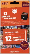 tigermedia tigertones-Ticket NEU 12 Monate Streaming für tigerbox TOUCH