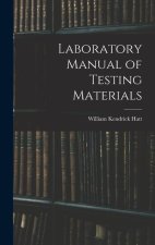 Laboratory Manual of Testing Materials