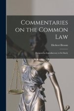 Commentaries on the Common Law: Designed as Introductory to its Study