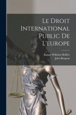 Le Droit International Public De L'europe