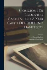 Sposizione Di Lodovico Castelvetro A Xxix Canti Dell'inferno Dantesco;