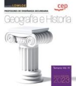 CUERPO DE PROFESORES DE ENSEÑANZA SECUNDARIA. GEOGRAFIA E HISTORI