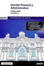 Temario 4 Gestión Procesal y Administrativa, turno libre