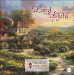 Thomas Kinkade: Land of Light Broschurkalender 2024