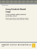 Largo (3 Texte: italienisch, kirchlich, weltlich)