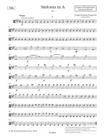 Sinfonia in A