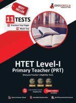 HTET Level-I Exam 2023 (English Edition) - Haryana Primary Teacher (PRT) - 8 Mock Tests and 3 Previous Year Papers (1600 Solved Questions) with Free A