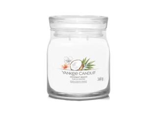 YANKEE CANDLE Coconut Beach svíčka 368g / 2 knoty (Signature střední)