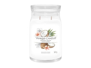 YANKEE CANDLE Coconut Beach svíčka 567g / 5 knotů (Signature velký)