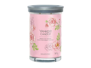 YANKEE CANDLE Fresh Cut Roses svíčka 567g / 5 knotů (Signature tumbler velký)