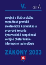 Zákony V A 2023 - verejná správa - Úplné znenie po novelách k 1. 1. 2023
