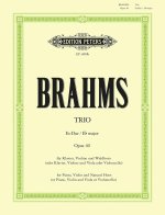 JOHANNES BRAHMS : TRIO OP.40 - EB MAJOR - VIOLIN, HORN AND PIANO - RECUEIL + CD