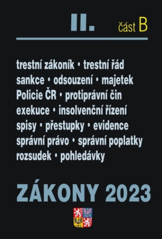 Zákony II B/2023 – Trestní právo