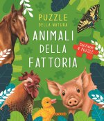 Animali della fattoria. Puzzle della natura. Libro puzzle