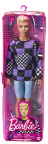 Barbie Ken Fashionistas Puppe im karierten Pullover
