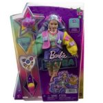 Barbie Extra Doll 20 - lavendelfarbenes Haar/Schmetterlings Haarspange