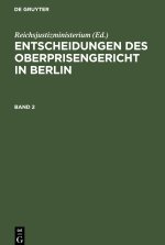 Entscheidungen des Oberprisengericht in Berlin, Band 2, Entscheidungen des Oberprisengericht in Berlin Band 2