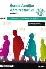 Temario 1 Escala Auxiliar Administrativa Universidad Complutense de Madrid