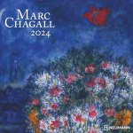 Marc Chagall 2024 - Wand-Kalender - Broschüren-Kalender - 30x30 - 30x60 geöffnet - Kunst-Kalender