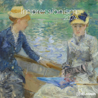 Impressionism 2024 - Wand-Kalender - Borschüren-Kalender - 30x30 - 30x60 geöffnet - Kunst-Kalender