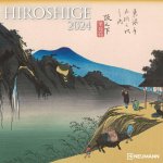 Hiroshige 2024 - Wand-Kalender - Broschüren-Kalender - 30x30 - 30x60 geöffnet - Kunst-Kalender