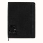 Moleskine Smart Notizbücher, XL, Blanko, Weicher Einband, Schwarz