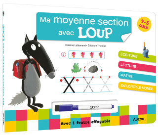 MA MOYENNE SECTION AVEC LOUP - LIVRE-ARDOISE NE