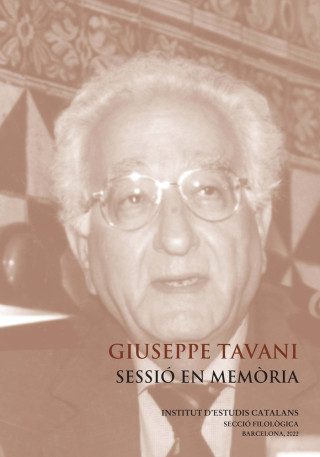 GIUSEPPE TAVANI : SESSIO EN MEMORIA, 13 DE NOVEMBRE DE 2020