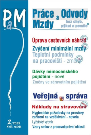 Práce a mzdy 2/2023 – Cestovní náhrady v roce 2023