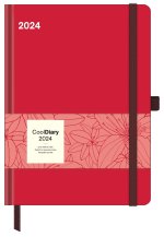 Crimson 2024 - Diary - Buchkalender - Taschenkalender - 16x22