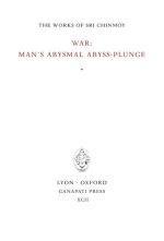 War: man's abysmal abyss-plunge