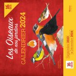 Calendrier les oiseaux de nos jardins 2024