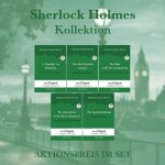Sherlock Holmes Kollektion - Lesemethode von Ilya Frank - Zweisprachige Ausgabe Englisch-Deutsch (mit kostenlosem Audio-Download-Link), 5 Teile