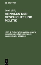 Annalen der Geschichte und Politik, Heft 5, Europas Umwandlungen in ihrem Verhältniß zu dem allgemeinen Besten, 3