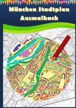 München Stadtplan Ausmalbuch