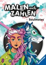 Ravensburger Malen nach Zahlen Soulmates - Manga und Anime - 32 Motive für Stiftepackungen mit 24 Farben (Stifte nicht enthalten) - Malbuch mit nummer