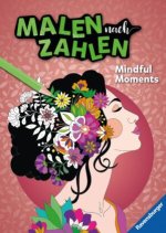 Ravensburger Malen nach Zahlen Mindful Moments - Malen und Entspannen - 32 Motive - 24 Farben - Malbuch mit nummerierten Ausmalfeldern für fortgeschri