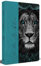 Biblia Rvr 1960 Letra Grande, Tama?o Manual, Tapa Dura de Tela León Aguamarina / Spanish Bible Rvr 1960 Handy Size Large Print Hardcover Cloth Lion Aq