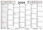 Tafelkalender A3 2024