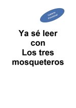 YA SE LEER CON LOS TRES MOSQUETEROS