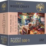 Holz Puzzle 500+1  Schätze auf dem Dachboden