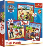 3 in 1 Puzzle  Paw Patrol