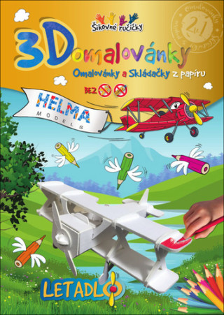3D omalovďż˝nky Letadlo
