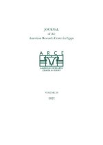 Journal of the American Research Center in Egypt, volume 58