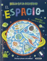 El espacio. Pegatinas Brillan