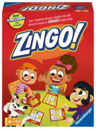Ravensburger 22354 - Zingo!, Kinderspiel ab 4 Jahren, für 2-6 Spieler, Bingospiel